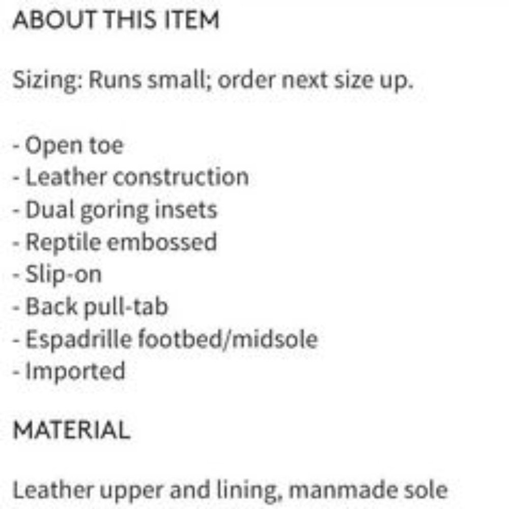 Nib Vince. Robin Reptile Embossed Espadrille Flat… - image 5